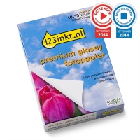 123tinta Papel fotográfico Premium Glossy brillo alto | 10 x 15 cm | 260g | 100 hojas  064130