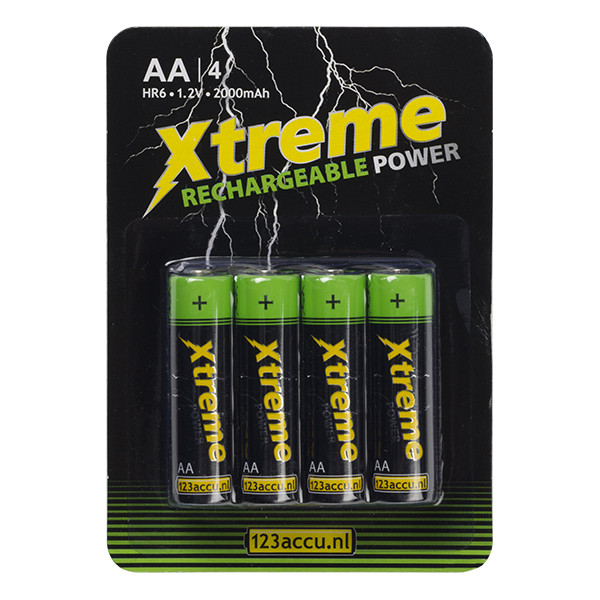 123tinta Xtreme Power AA/HR6 pilas recargables (4 unidades) AA HR6 ADR00076 - 1