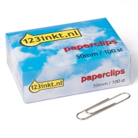 123tinta clips 50 mm (100 piezas) K-10050C 300041