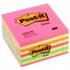 3M Post-it notas | rosa neon | cubo | 76x76 mm