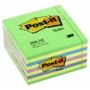 3M Post-it notas | verde neon | cubo | 76x76 mm