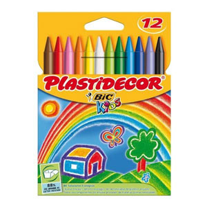 BIC Plastidecor Ceras Finas (12 unidades)  224652 - 1