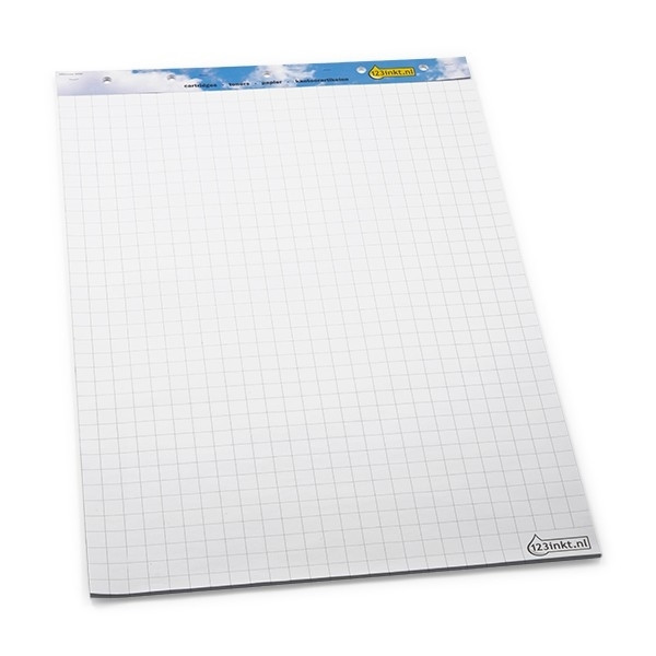 Bloc de rotafolio 123tinta blanco 65 x 98 cm (2 x 50 hojas) 65100C 7700140C 300265 - 1