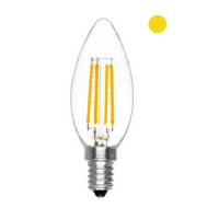 Bombilla LED E14 C35 Luz Cálida Vela Filamento (4W) 65160 425761