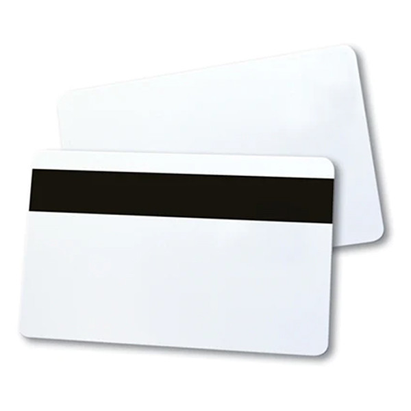 Brady Magicard CR80 tarjetas PVC blancas con banda magnética (500 unidades) 322001 145002 - 1