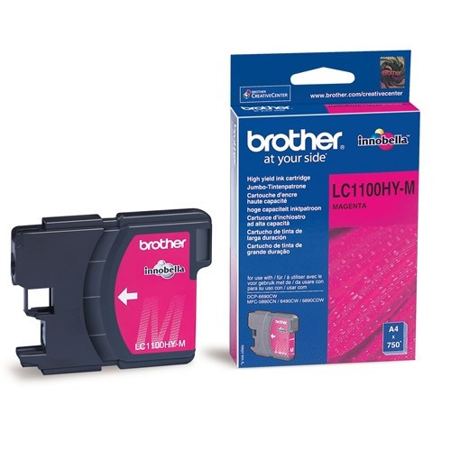 Brother LC-1100HYM cartucho de tinta magenta XL (original) LC1100HYM 028860 - 1