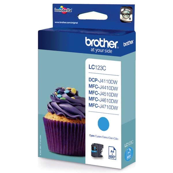 Brother LC-123C cartucho de tinta cian (original) LC-123C 900749 - 1