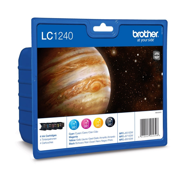 Brother LC-1240 multipack 4 cartuchos (original) LC1240VALBP 029084 - 1