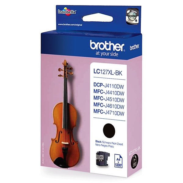 Brother LC-127XLBK cartucho de tinta negro XL (original) LC-127XLBK 029098 - 1