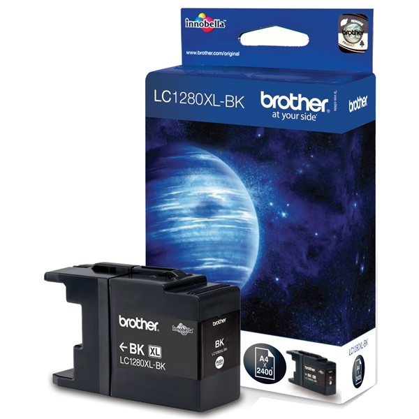 Brother LC-1280XLBK cartucho de tinta negro XL (original) LC1280XLBK 902591 - 1