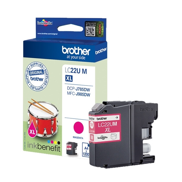 Brother LC-22UM XL cartucho de tinta magenta (original) LC-22UM 350032 - 1