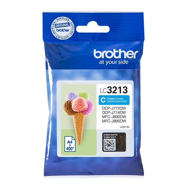 Brother LC-3213C Cartucho de tinta cian XL (original) LC3213C 028488 - 1