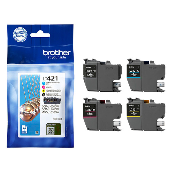 Brother LC-421VAL multipack 4 cartuchos de tinta (original) LC-421VAL 051292 - 1