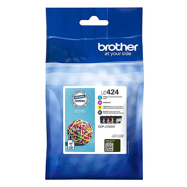 Brother LC-424VAL multipack 4 cartuchos de tinta (originales) LC-424VAL 051282 - 1