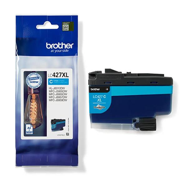 Brother LC-427XLC cartucho de tinta cian de XL (original) LC427XLC 051344 - 1