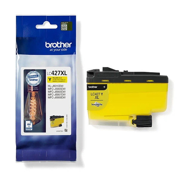 Brother LC-427XLY cartucho de tinta amarilla de XL (original) LC427XLY 051348 - 1