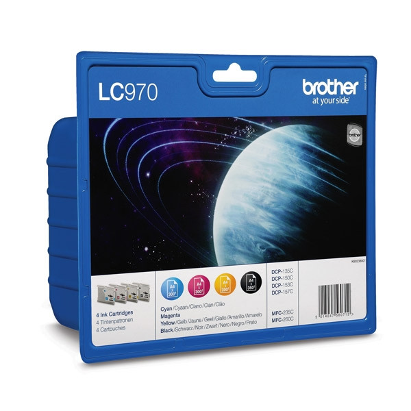 Brother LC-970VALBP multipack 4 cartuchos (originales) LC-970VALBP LC970VALBPDR 028840 - 1