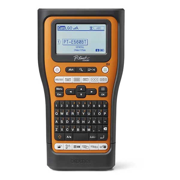 Brother PT-E560BTSP Rotuladora industrial con maletín (QWERTY) PTE560BTSPQL1 832986 - 2