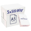 Caja papel A5 | 80 gr (5x500 hojas)