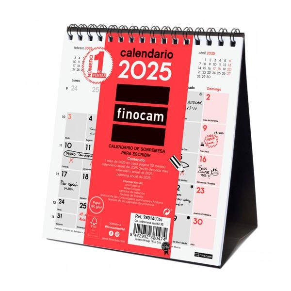 Calendario sobremesa 2025 (140x150 mm) 780140025 426479 - 1