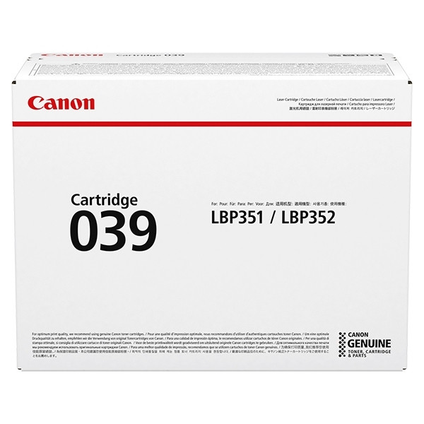 Canon 039 toner negro (original) 0287C001 017274 - 1