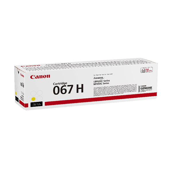 Canon 067H Y toner amarillo XL (original) 5103C002 095000 - 1