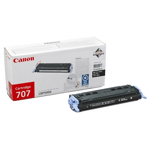 Canon 707 BK toner negro (original) 9424A004AA 071462 - 1