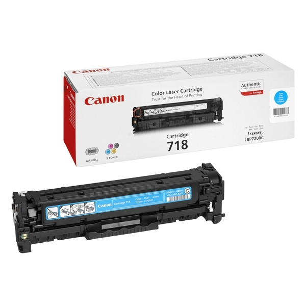 Canon 718 C toner cian (original) 2661B002AA 902355 - 1