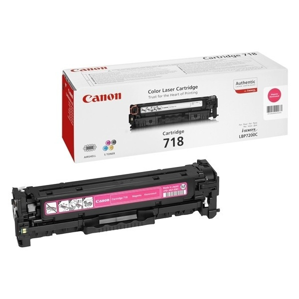 Canon 718 M toner magenta (original) 2660B002AA 901439 - 1