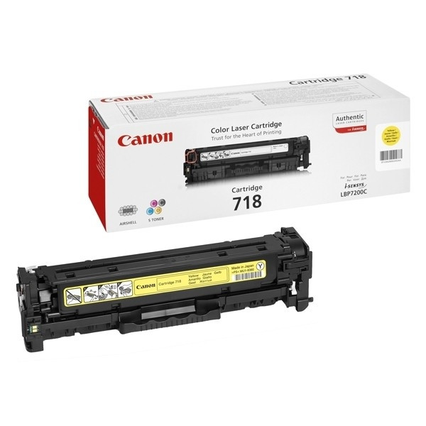 Canon 718 Y toner amarillo (original) 2659B002AA 901859 - 1