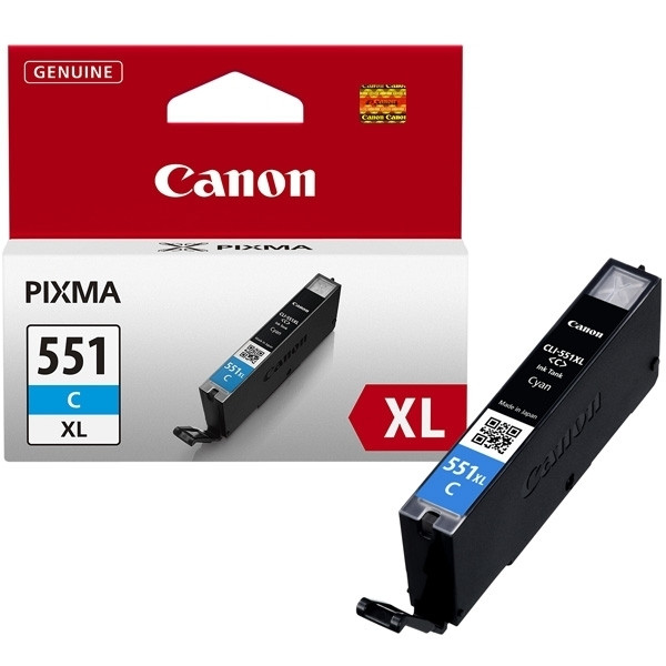 Canon CLI-551C XL cartucho de tinta cian (original) 6444B001 018792 - 1