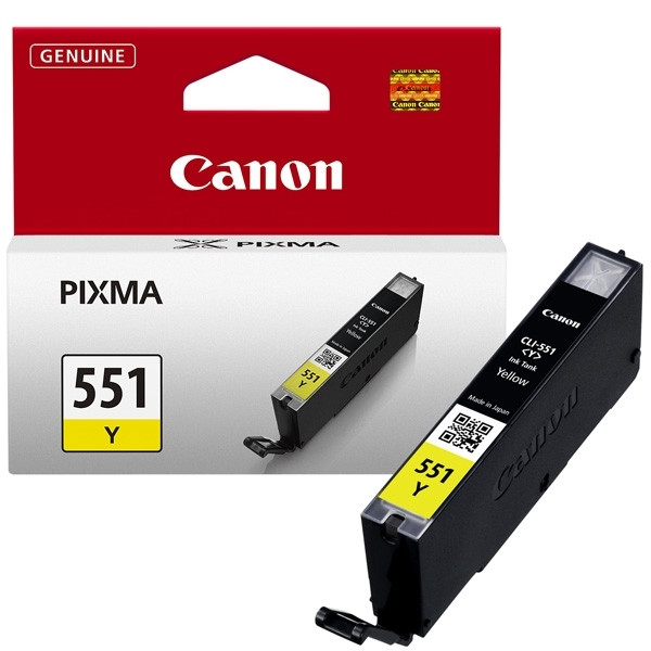 Canon CLI-551Y cartucho de tinta amarillo (original) 6511B001 018788 - 1