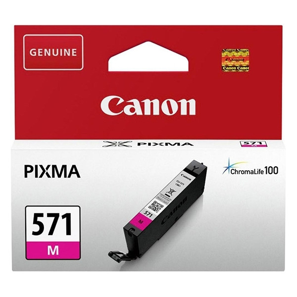 Canon CLI-571M cartucho de tinta magenta (original) 0387C001AA 900678 - 1