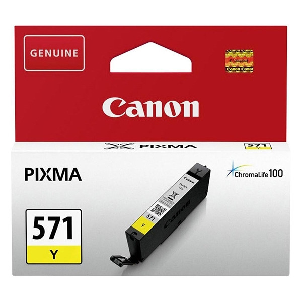 Canon CLI-571Y cartucho de tinta amarillo (original) 0388C001AA 900679 - 1