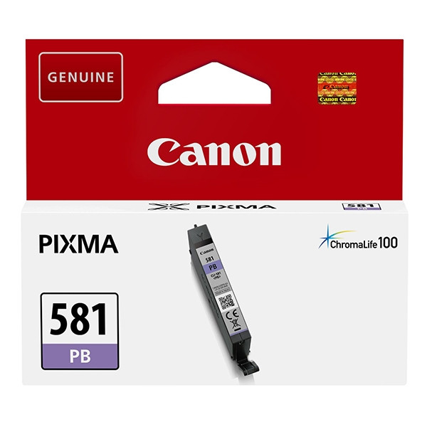 Canon CLI-581PB cartucho de tinta foto azul (original) 2107C001 017468 - 1