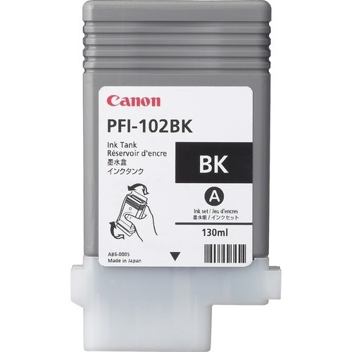 Canon PFI-102BK cartucho de tinta negro (original) 0895B001 902052 - 1