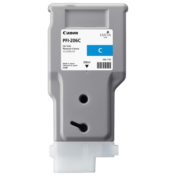 Canon PFI-206C cartucho de tinta cian  XL (original) 5304B001 018926 - 1