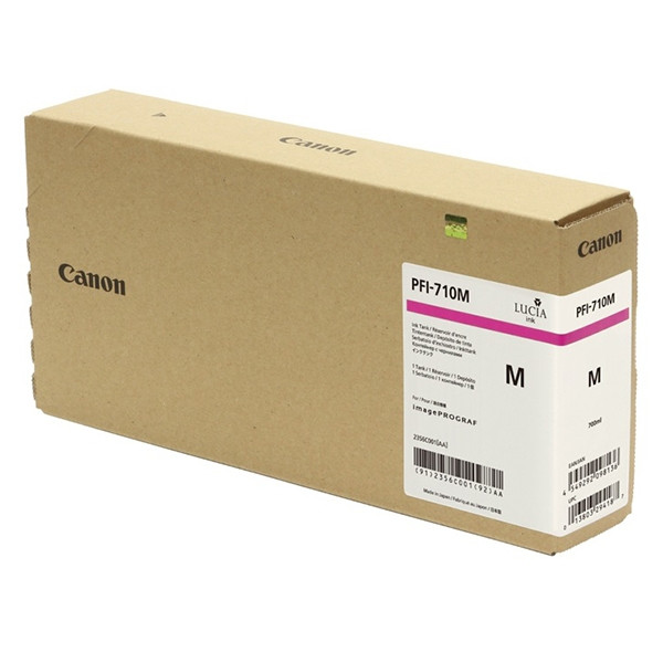 Canon PFI-710M cartucho de tinta magenta (original) 2356C001 010180 - 1