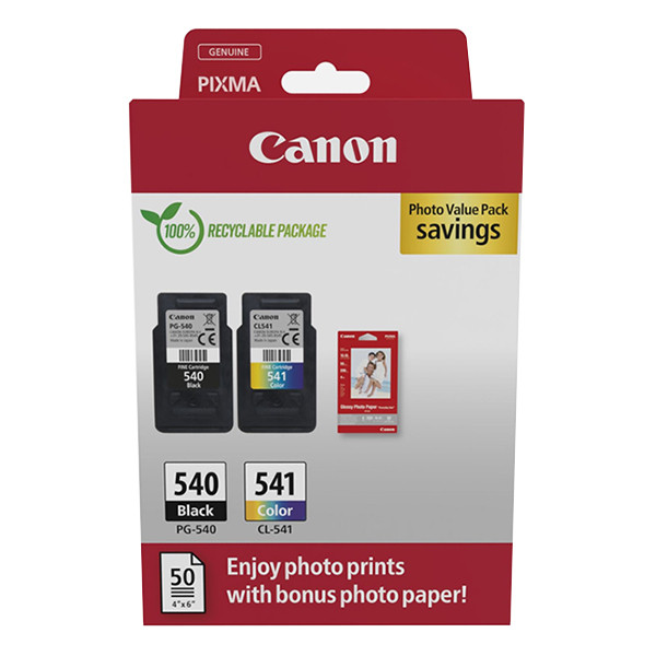 Canon PG-540/CL-541 pack fotográfico (original) 5225B012 5225B013 132268 - 1