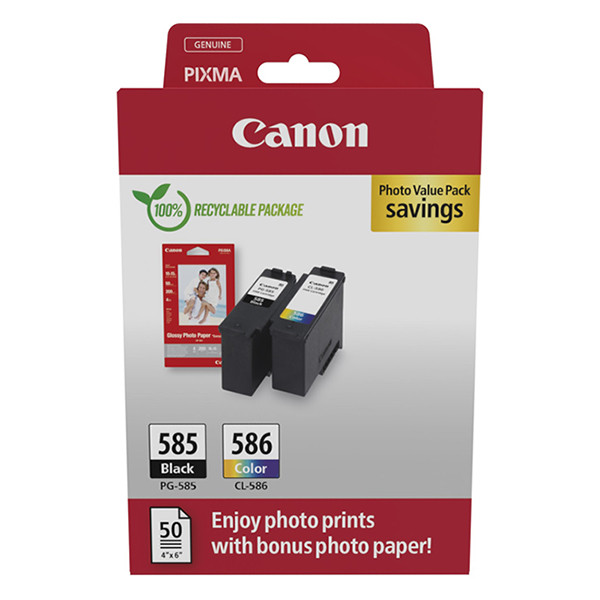 Canon PG-585 / CL-586 photo value multipack (original) 6205C004 017676 - 1