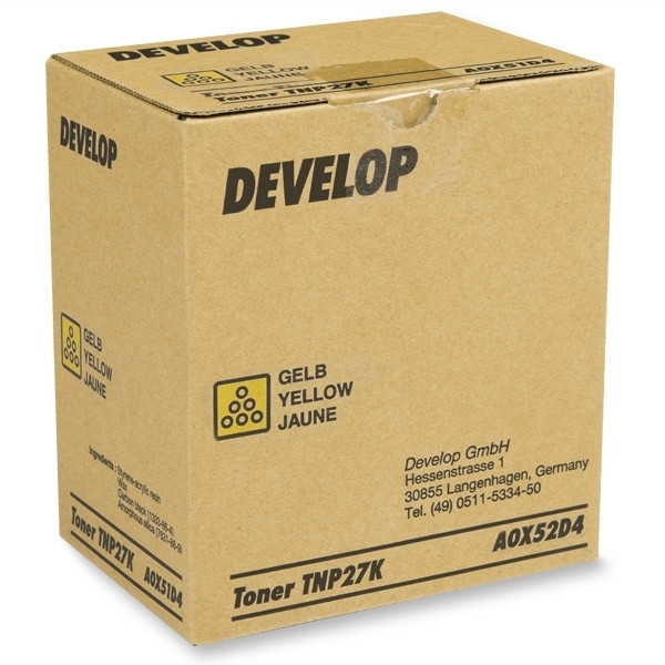 Develop TNP-27Y toner amarillo (original) A0X52D4 049072 - 1