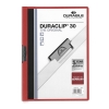 Durable Duraclip Portafolios rojo A4 para 30 páginas