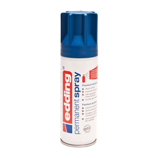 Edding 5200 spray de pintura acrilica permanente | azul electrico mate | 200 ml. 4-5200903 239047 - 1