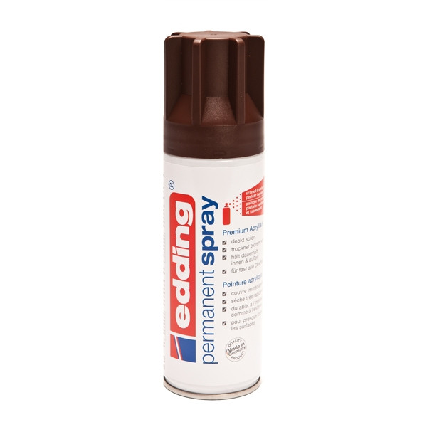 Edding 5200 spray de pintura acrilica permanente | marron oscuro mate | 200 ml. 4-5200907 239051 - 1