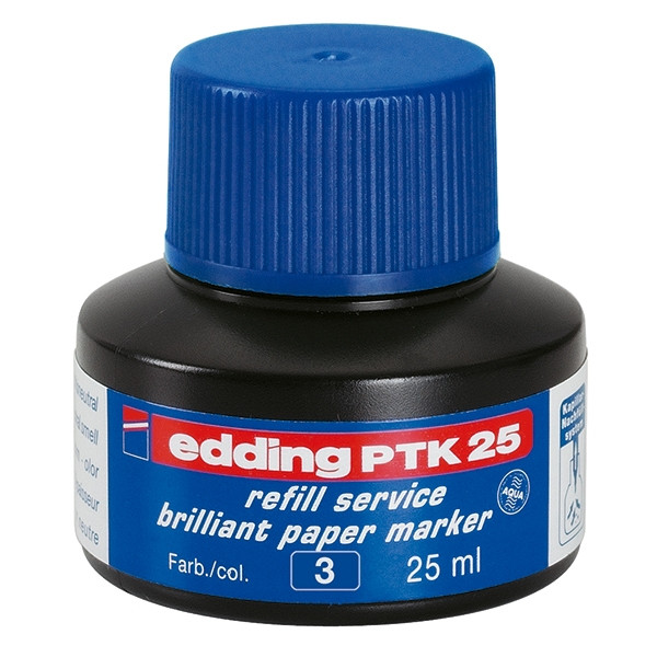 Edding PTK 25 Tinta para rellenar | azul 4-PTK25003 239223 - 1