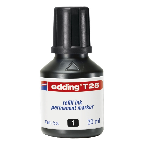 Edding T25 Recambio de tinta negra | 30 ml 4-T25001 200916 - 1