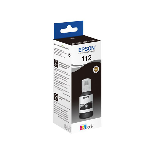 Epson 112 botella de tinta negra (original) C13T06C14A 052196 - 1