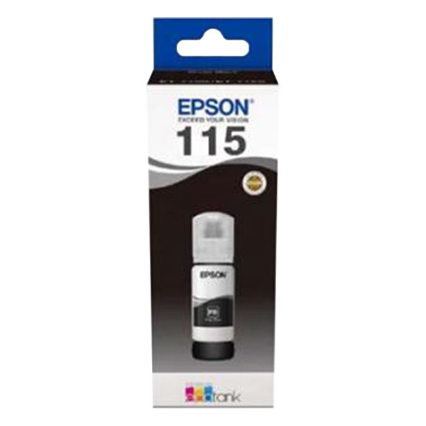 Epson 115 botella de tinta negro (original) C13T07C14A 084318 - 1