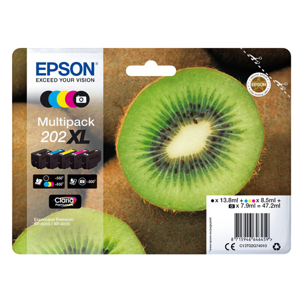 Epson 202XL multipack (original) C13T02G74010 027148 - 1