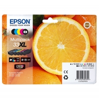 Epson 33XL (T3357) Pack ahorro 5 colores XL (original) C13T33574010 026870